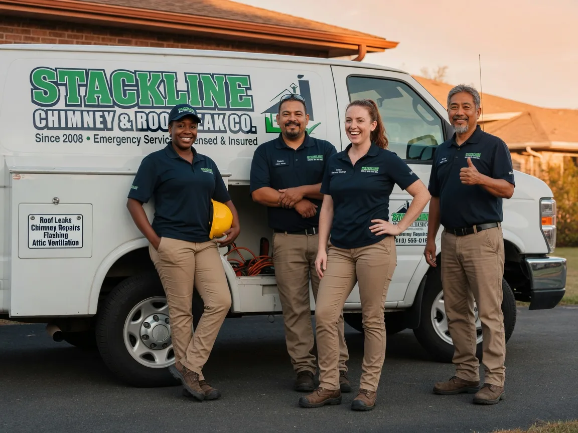 Chimney flashing repair company in Ball Ground, GA